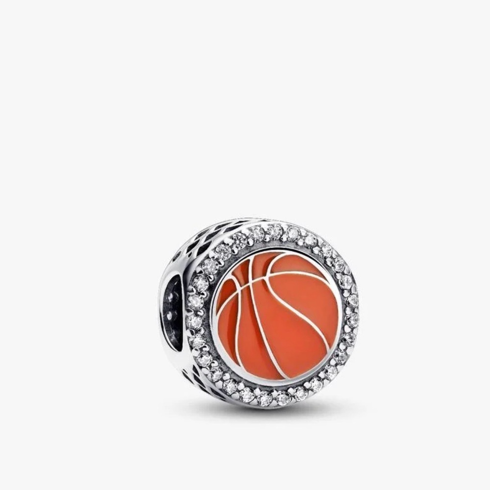 Authentic Pandora Engravable Basketball Charm